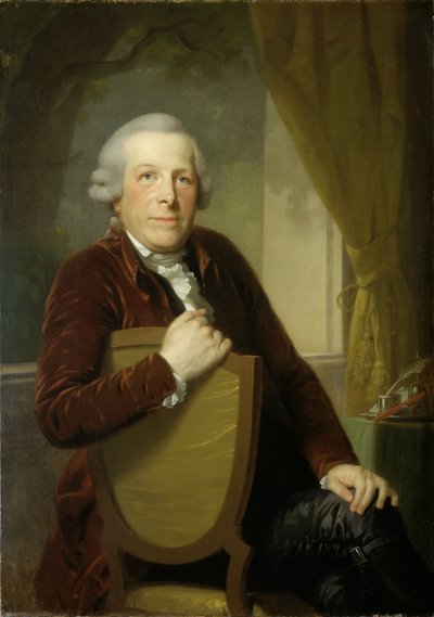 Ritratto di Johannes Lublink II, filosofo, scrittore e statista da Johann Friedrich August Tischbein