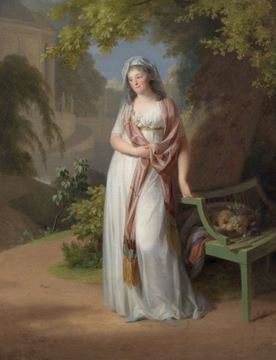 Ritratto della margravia Luise von Anhalt-Dessau da Johann Friedrich August Tischbein