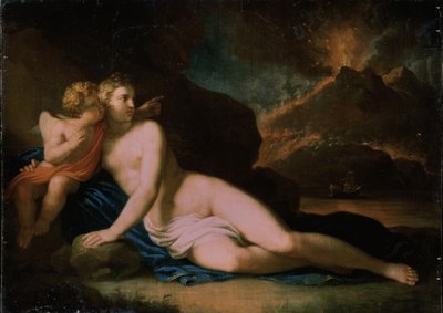 Venere e Cupido, 1804 da Johann Friedrich August Tischbein