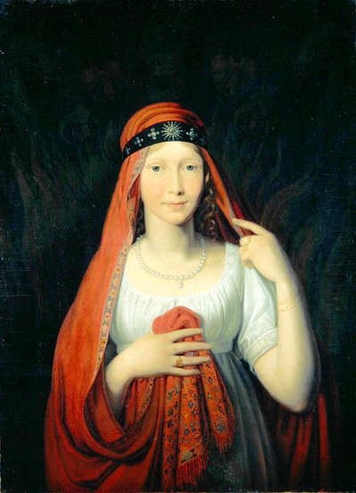 Elettrice Auguste von Hessen-Kassel da Johann Friedrich Bury
