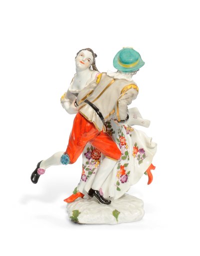 Gruppo di ballerini tirolesi di Meissen, c.1740 da Johann Friedrich Eberlein