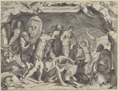 La fucina di Vulcano da Johann Friedrich Greuter
