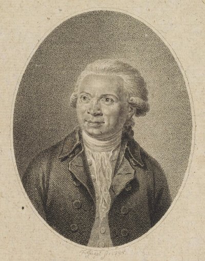 Ritratto del compositore Johann Abraham Peter Schulz 1747-1800, 1794 da Johann Friedrich Jügel
