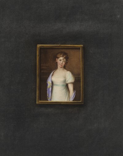 Ritratto di una giovane donna sconosciuta da Johann Friedrich Leybold