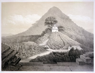 Veduta pittoresca al Tempio della Croce, Palenque, tavola 20 da 