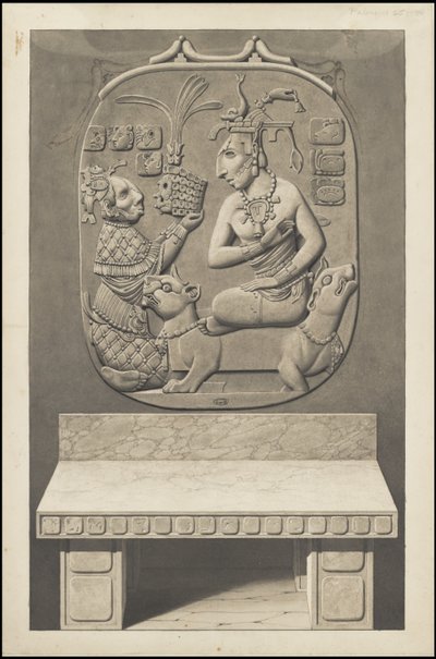 Una collezione di opere originali di Waldeck del Mesoamerica, Scatola 13 di 22 da Johann Friedrich Maximilian von Waldeck