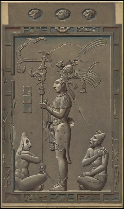 Una collezione delle opere originali di Waldeck del Mesoamerica, Scatola 20 di 22 da Johann Friedrich Maximilian von Waldeck