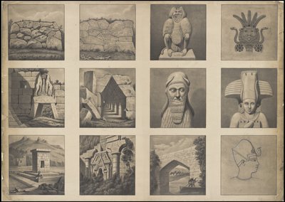 Una collezione delle opere originali di Waldeck del Mesoamerica, Scatola 20 di 22 da Johann Friedrich Maximilian von Waldeck