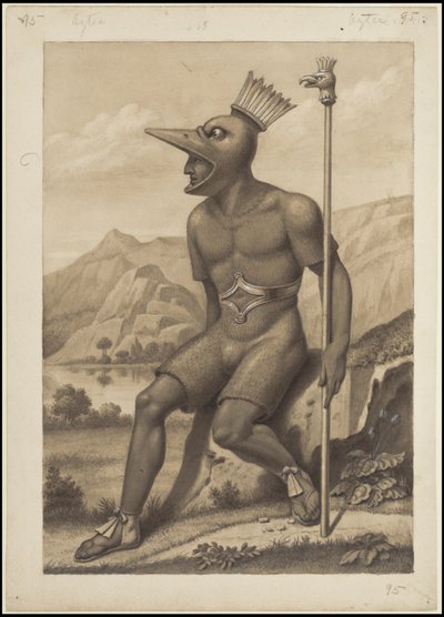 Una collezione delle opere originali di Waldeck del Mesoamerica, Scatola 3 di 22 da Johann Friedrich Maximilian von Waldeck