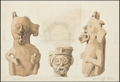 Una collezione di opere originali di Waldeck del Mesoamerica, Scatola 3 di 22 da Johann Friedrich Maximilian von Waldeck