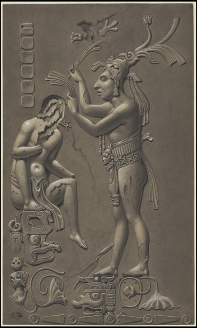 Una collezione delle opere originali di Waldeck sulla Mesoamerica, Scatola 4 di 22 da Johann Friedrich Maximilian von Waldeck