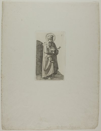 San Filippo Neri con croce e libro da Johann Friedrich Overbeck