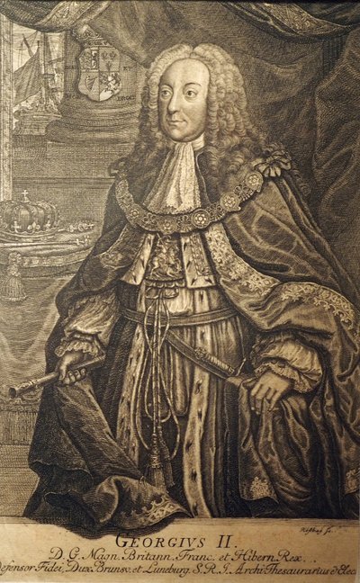 Giorgio II (Gran Bretagna) Rosbach@Residenzmuseum Celle20160708 da Johann Friedrich Rosbach