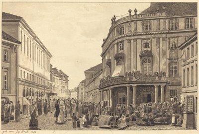 Veduta di Muhlendamm da Johann Friedrich Stock