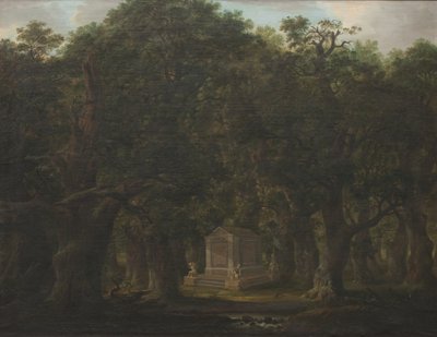 Monumento in un Bosco di Querce da Johann Friedrich Weitsch