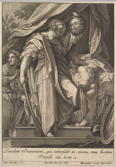 Giuditta che uccide Oloferne da Johann Georg Bergmuller