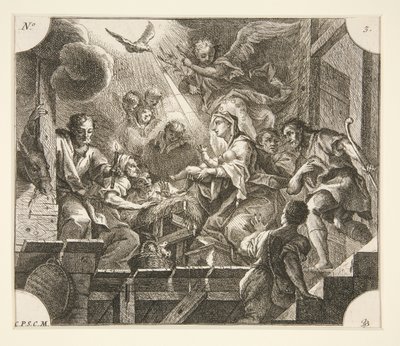 Natività da Johann Georg Bergmuller