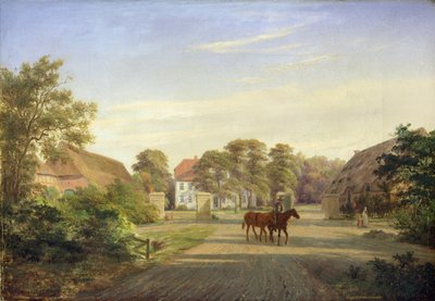 Gut Grabau, vicino a Oldesloe, 1841 da Johann Georg Haeselich