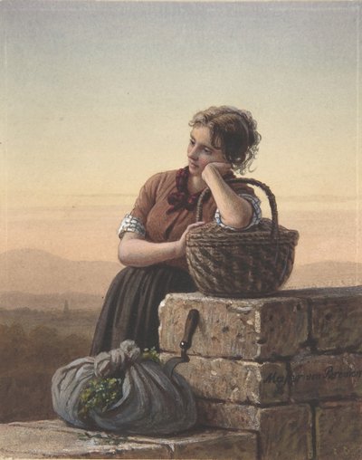 Ritorno a casa, XIX secolo da Johann Georg Meyer