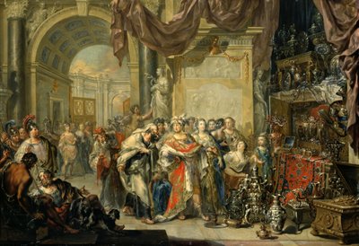 Creso e Solone da Johann Georg Platzer