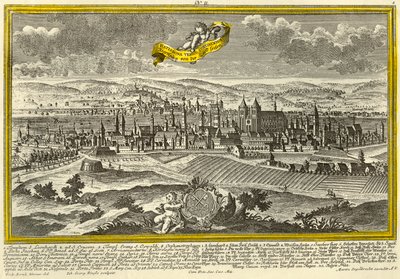 Ratisbona, c1740 da Johann Georg Ringlin