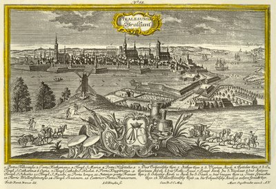 Stralsund, c1740 da Johann Georg Ringlin