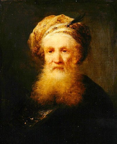 Testa di un uomo orientale, c.1759-62 da Johann Georg Trautmann
