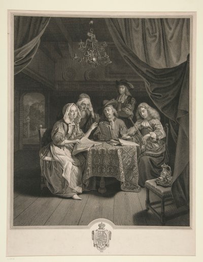 Il concerto di famiglia da Johann Georg Wille