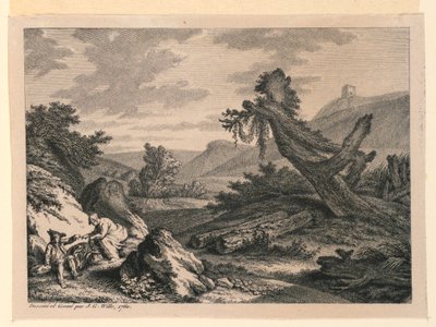 Il picnic da Johann Georg Wille