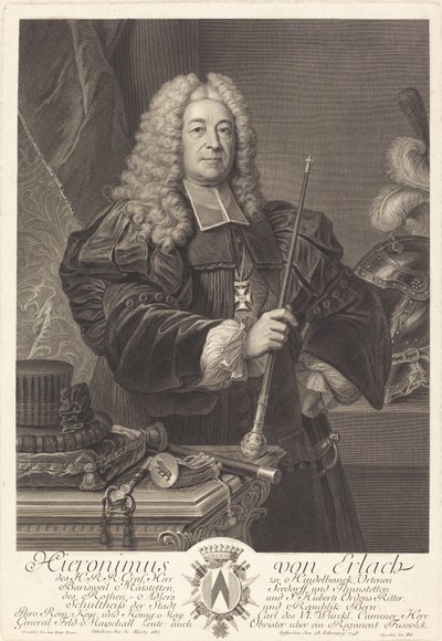 Johann von Erlach da Johann Georg Wille after Carlo Francesco Rusca, Cavalier