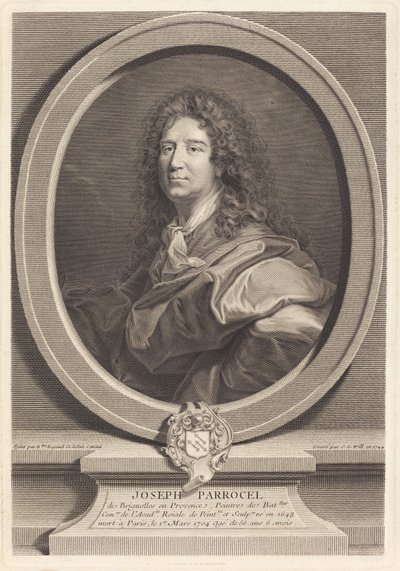 Joseph Parrocel da Johann Georg Wille after Hyacinthe Rigaud