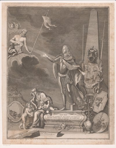 Monumento con Heinrich II von Reuß-Obergreiz da Johann Georg Wolffgang