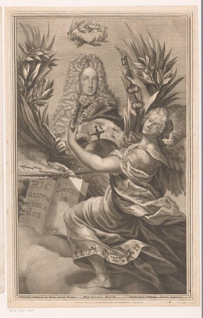 Ritratto di un principe, forse Carlo VI, imperatore del Sacro Romano Impero da Johann Georg Wolffgang