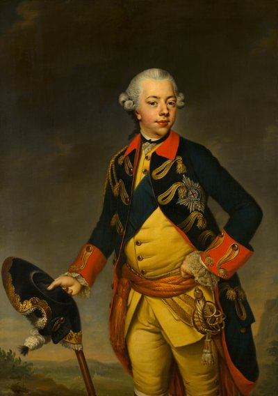 Ritratto di Stadholder Guglielmo V da Johann Georg Ziesenis