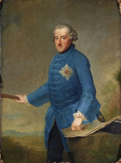 Ritratto di Federico II di Prussia da Johann Georg Ziesenis the Younger