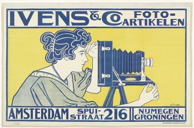 Manifesti pubblicitari per Ivens & Co e Guy de Coral & Co da Johann Georg van Caspel
