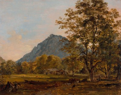 Una fattoria nelle Alpi bavaresi da Johann Georg von Dillis