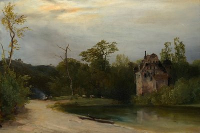 Paesaggio del parco al mattino presto da Johann Georg von Dillis