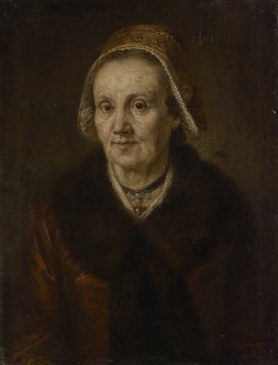 Vecchia donna con cuffia da Johann Georg von Edlinger