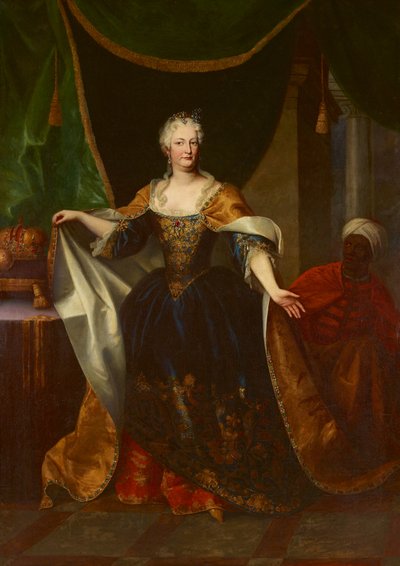Elisabetta Cristina di Brunswick-Wolfenbüttel da Johann Gottfried Auerbach