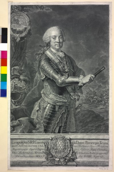 Leopoldo conte Daun da Johann Gottfried Haid