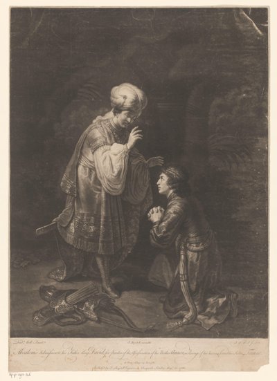 Riconciliazione di Davide e Assalonne da Johann Gottfried Haid