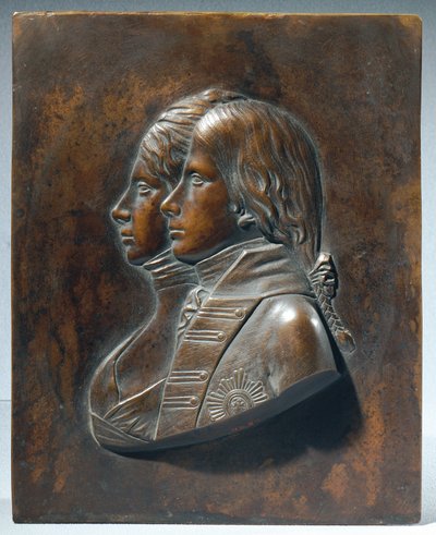 Federico Guglielmo III come principe ereditario con la moglie Luisa di Meclemburgo-Strelitz da Johann Gottfried Schadow