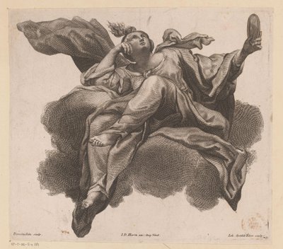 Prudenza con specchio in mano da Johann Gottfried Thelott