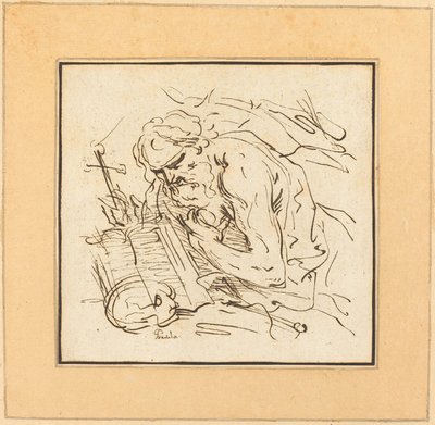 San Girolamo da Johann Gottlieb Prestel after Domenichino