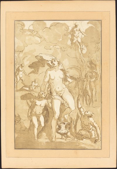 Venere da Johann Gottlieb Prestel after Jacopo Ligozzi