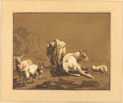 Mucche da Johann Gottlieb Prestel after Joseph Wagner