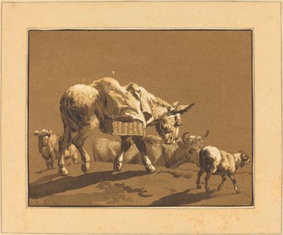 Asino da Johann Gottlieb Prestel after Joseph Wagner