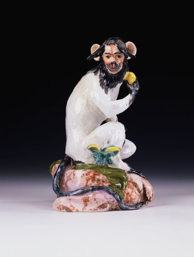 Un modello di scimmia di Meissen, c.1735 da Johann Gottlob Kirchner