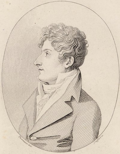Ritratto del compositore Francesco Morlacchi 1784-1841 da Johann Gottlob Seyffert